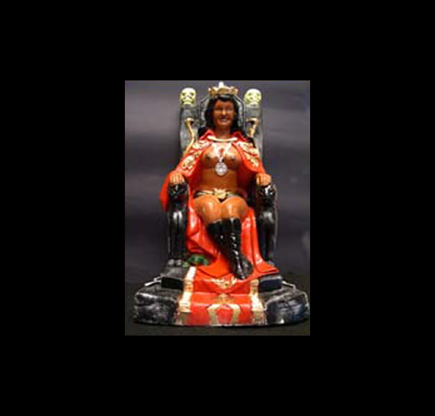 POMBA GIRA RAINHA DO TRONO DO INFERNO - BAROQUE      cm 50