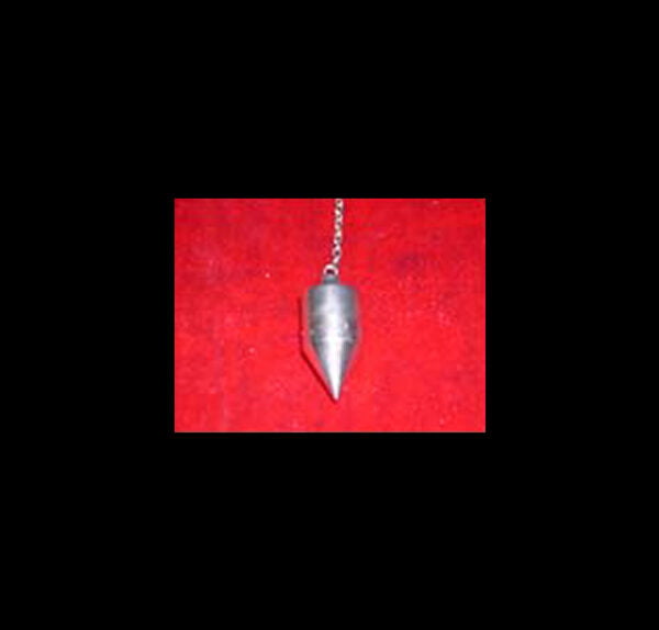 SMALL ROUND STEEL PENDULUM - SILVER COLOUR