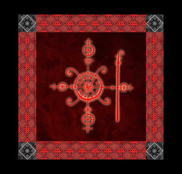 Panno cerimoniale Veve Met Carfu