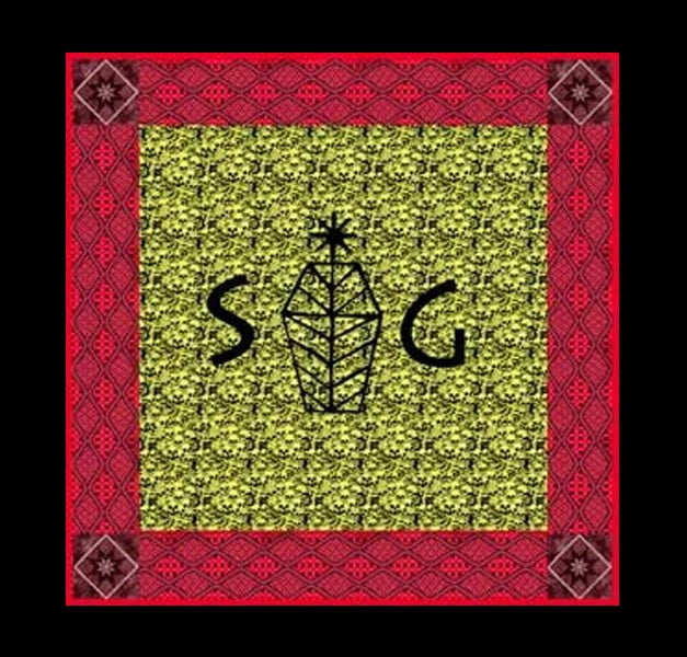 Panno cerimoniale Veve San Guinè - San Cipriano Panno cerimoniale Veve San Guinè - San Cipriano