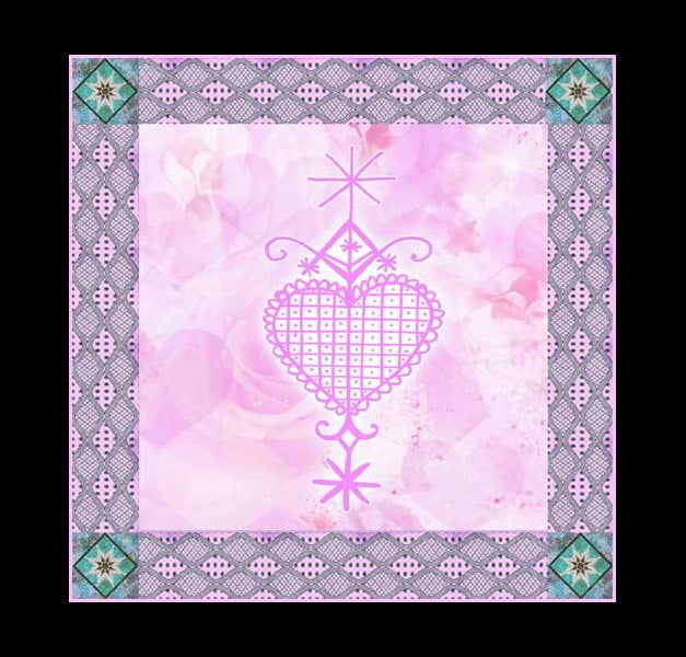 Panno cerimoniale Veve Metresili Panno cerimoniale Veve Metresili