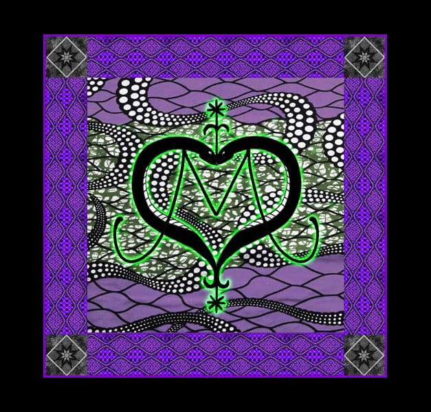 Panno cerimoniale Veve Santa Marta La Dominadora