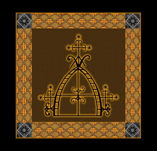 Cerimonial Cloth Veve Saint Radegonde