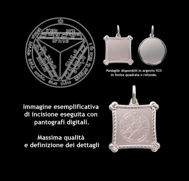 The Seventh pentacle of Saturn - Silver 925 The Seventh pentacle of Saturn - Silver 925
