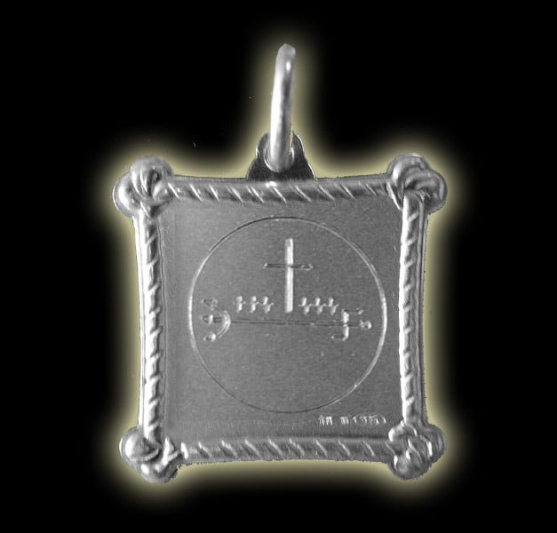 PONTO EXU' SETE ENCRUZILHADAS  MEDAL - SILVER 925 PONTO EXU' SETE ENCRUZILHADAS  MEDAL - SILVER 925