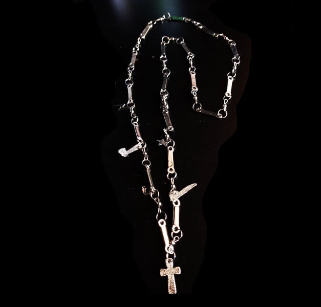 GUIA (NACKLACE) 7 LINHAS IN METAL