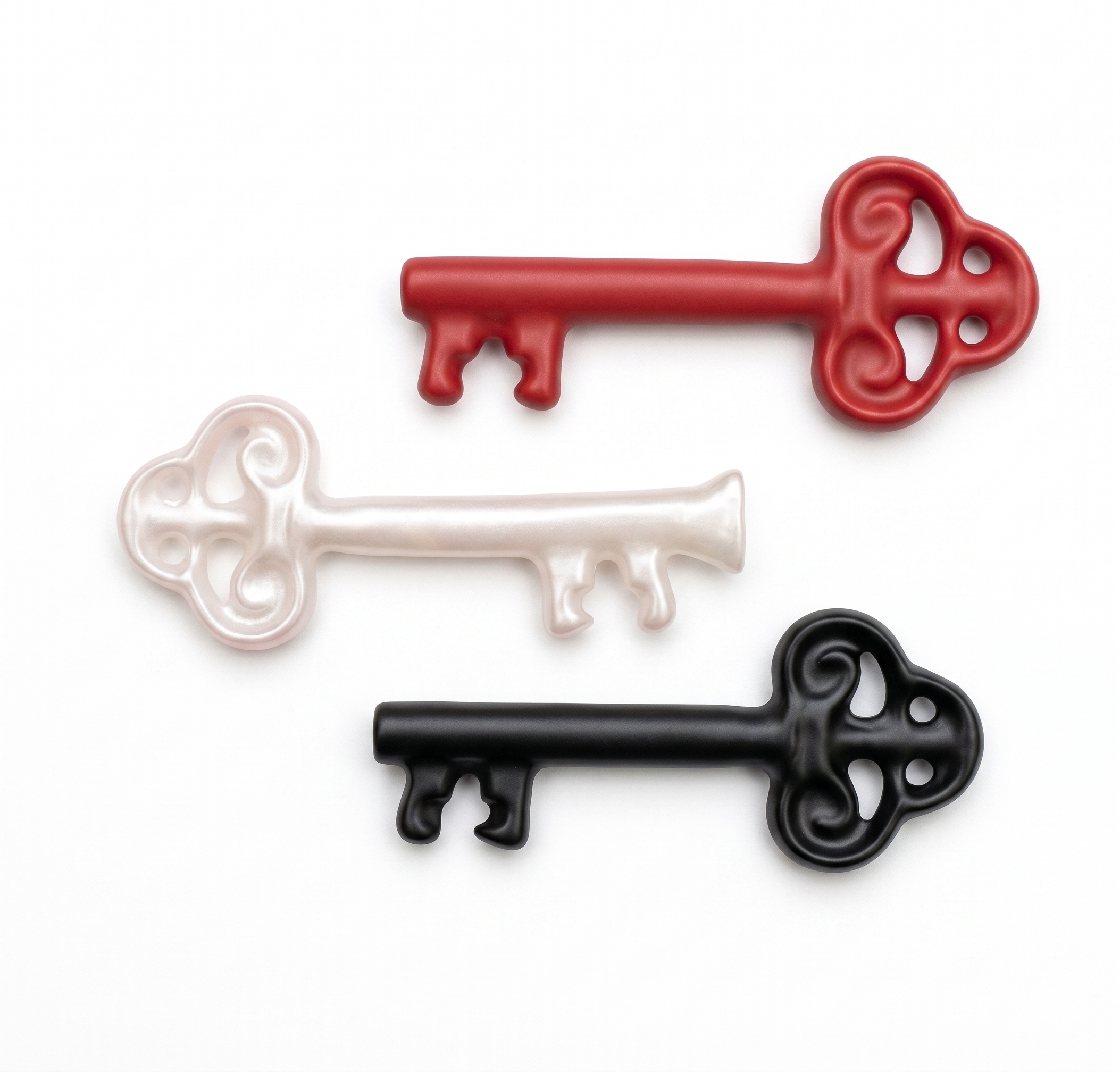 CANDELA CHIAVE DI COLORE NERO CM 16