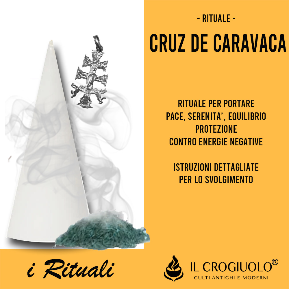 RITUALE CON TALISMANO CRUZ DE CARAVACA RITUALE CON TALISMANO CRUZ DE CARAVACA