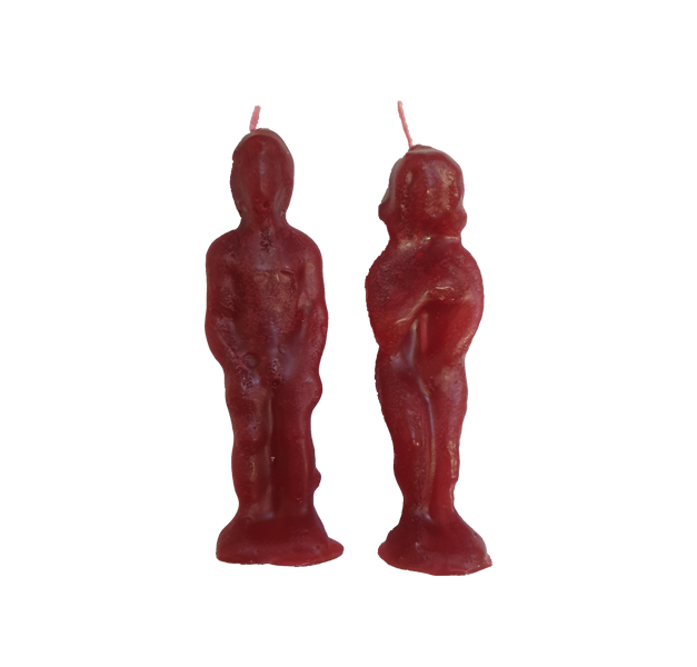 COPPIA UOMO E DONNA IN CERA