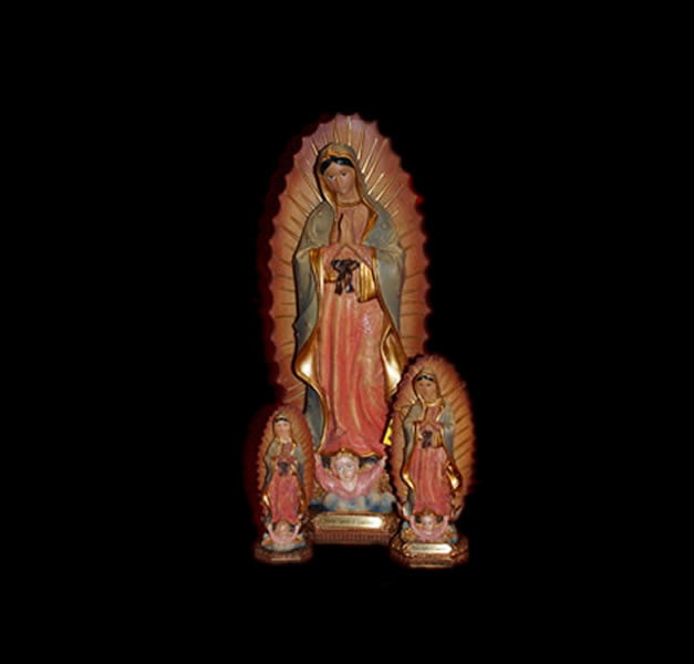 ViRGIN OF GUADALUPE CM 11 RESIN STATUE ViRGIN OF GUADALUPE CM 11 RESIN STATUE