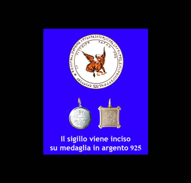 TALISMANO DI ABATE JULIO - TORO ALATO - ARGENTO 925 GR 3 TALISMANO DI ABATE JULIO - TORO ALATO - ARGENTO 925 GR 3