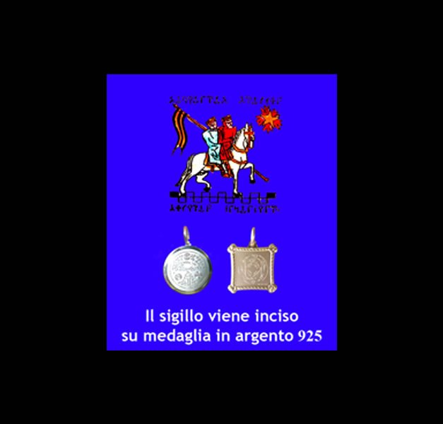 TALISMANO DI ABATE JULIO - VIAGGIO DEI TEMPLARI -  ARGENTO 925 GR 3 TALISMANO DI ABATE JULIO - VIAGGIO DEI TEMPLARI -  ARGENTO 925 GR 3