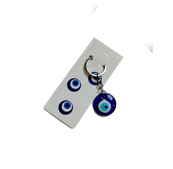 AGAINST EVIL EYE KEY HOLDER