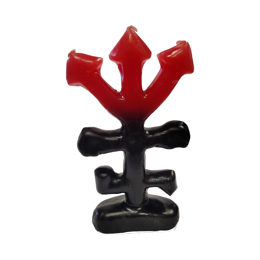 PONTO DI EXÚ TRANCA RUA Color rosso e nero PONTO DI EXÚ TRANCA RUA Color rosso e nero