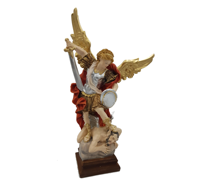 SAINT MICHAEL AND ARCHANGEL STATUE CM 21