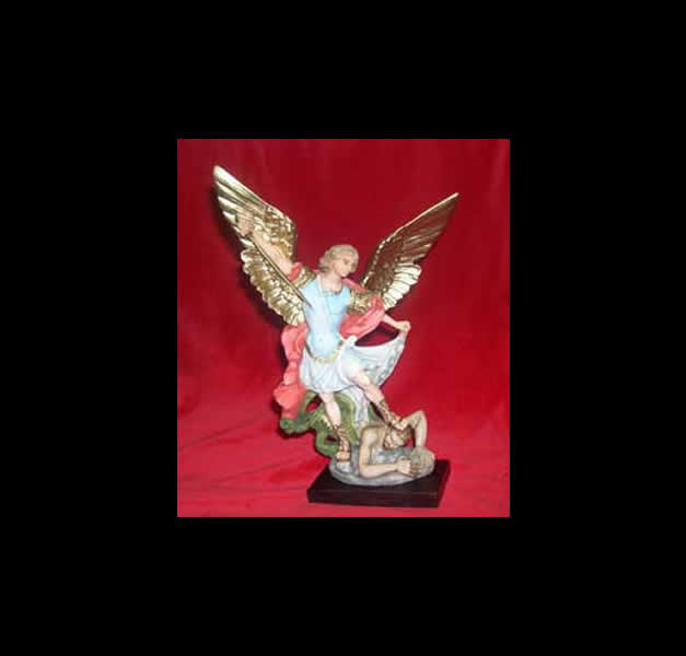 SAINT MICHAEL ARCHANGEL STATUE CM 30 DELUXE VERSION SAINT MICHAEL ARCHANGEL STATUE CM 30 DELUXE VERSION