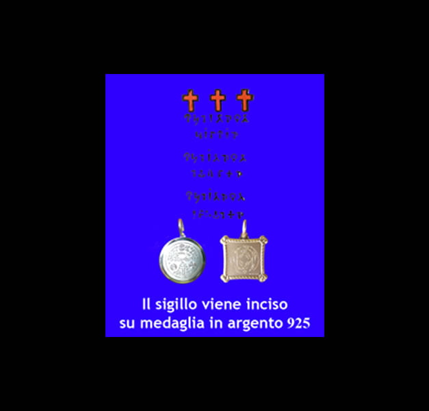 ABATE JULIO TALISMAN - AVOID ALL POWER - SILVER 925 GR 3