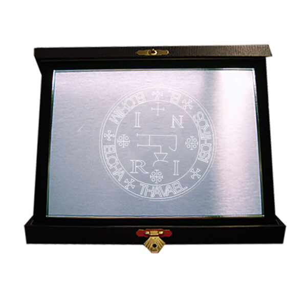 Brass plate - 17.5 x 12.5 cm - Seal of the Archangel Thavael