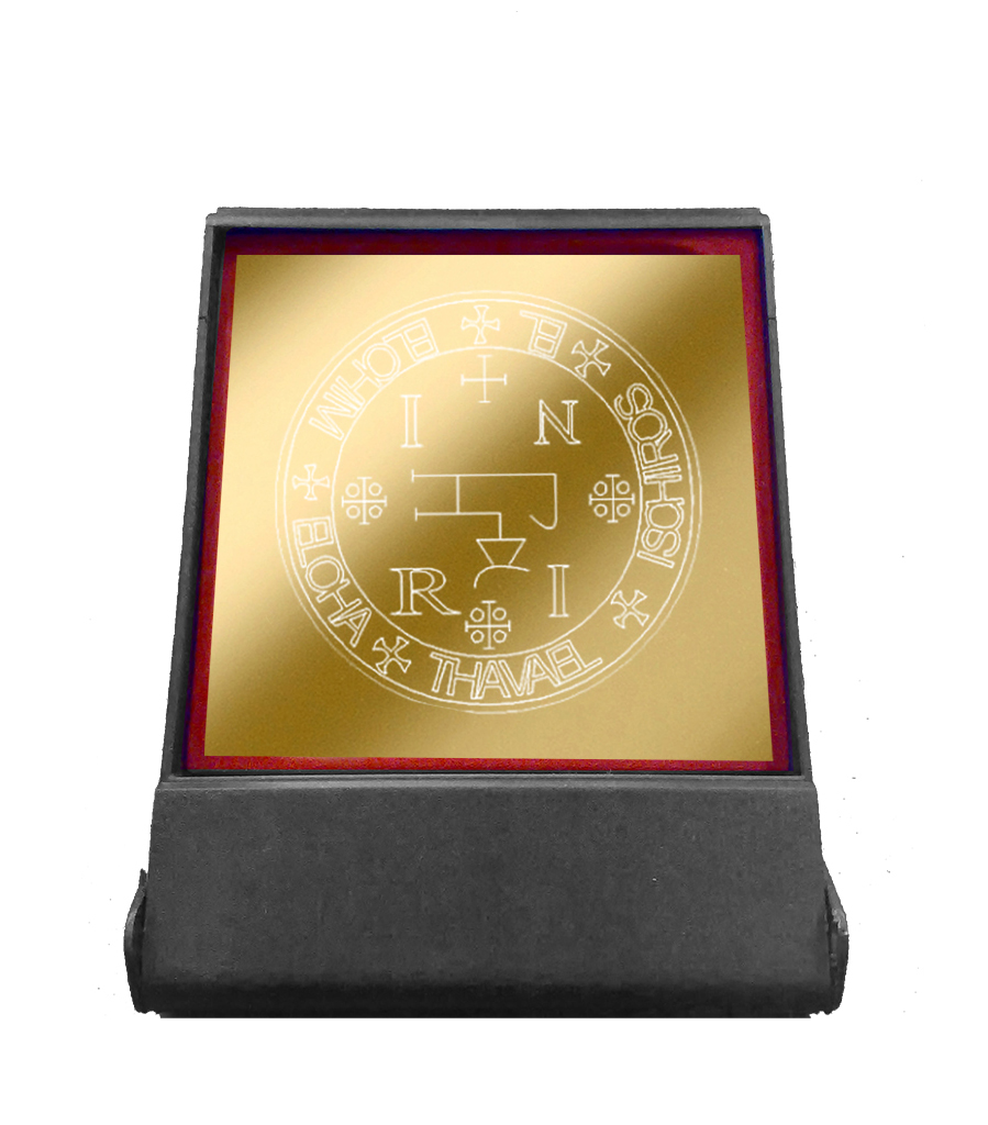 Plate Talisman of  Archangel Thavael - cm 8 x 8