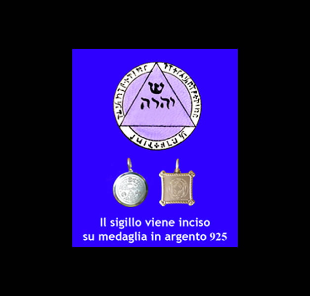 ABATE JULIO TALISMAN - DIVINE TRIANGLE - SILVER 925 GR 3 ABATE JULIO TALISMAN - DIVINE TRIANGLE - SILVER 925 GR 3