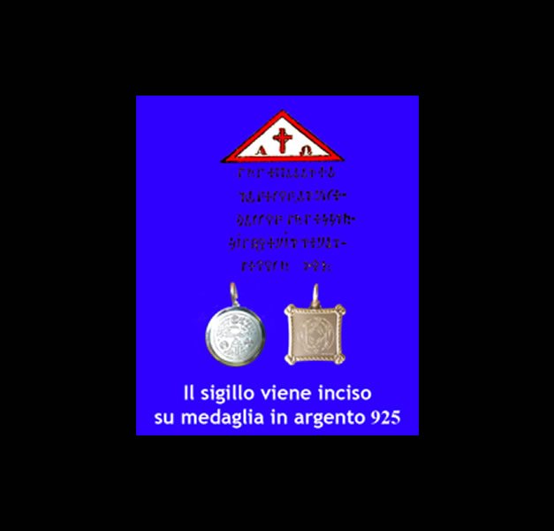 TALISMANO DI ABATE JULIO - TRIANGOLO PROTETTIVO - ARGENTO 925 GR 3 TALISMANO DI ABATE JULIO - TRIANGOLO PROTETTIVO - ARGENTO 925 GR 3