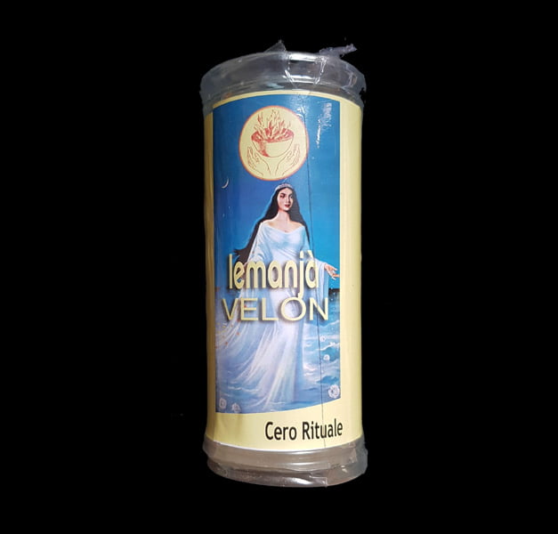 RITUAL CANDLE IEMANJA' (SEA GODDESS) - CM 18.5 X 5.5 RITUAL CANDLE IEMANJA' (SEA GODDESS) - CM 18.5 X 5.5