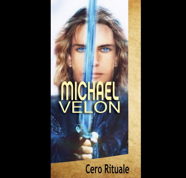 ARCHANGEL MICHAEL CANDLE cm 18.5x5.5 ARCHANGEL MICHAEL CANDLE cm 18.5x5.5