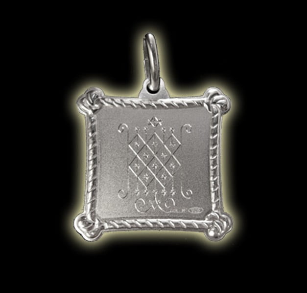 Medaglia Vevè Ogun Badagri - Argento 925 Medaglia Vevè Ogun Badagri - Argento 925