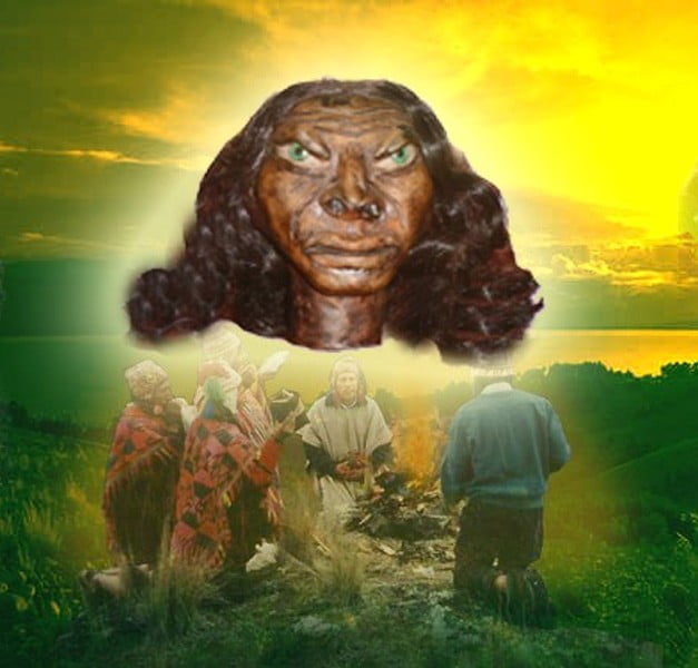 HEAD OF SAINT BARBARA OF THE ANDES