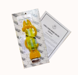 VELA CHAMA DINHEIRO - RITUALIZED CANDLE VELA CHAMA DINHEIRO - RITUALIZED CANDLE