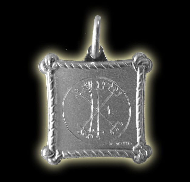 PONTO EXU CHAMA DINHEIRO MEDAL - SILVER 925 PONTO EXU CHAMA DINHEIRO MEDAL - SILVER 925