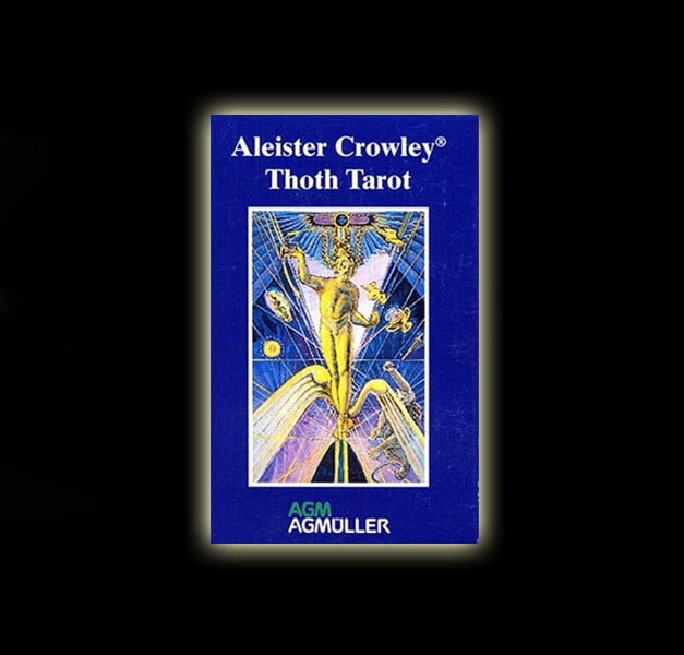 Tarot Thoth Aleister Crowley – 78 Cartes – Format Standard 110x70 Mm – Art Déco, Symbolisme Kabbalistique – Livret Anglais – Divination