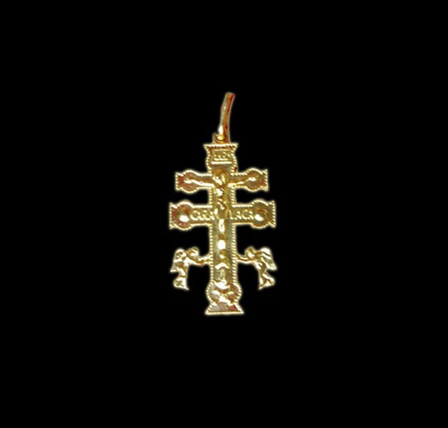 Cruz De Caravaça Talisman - metal color gold cm 3,7 x 2,4 Cruz De Caravaça Talisman - metal color gold cm 3,7 x 2,4