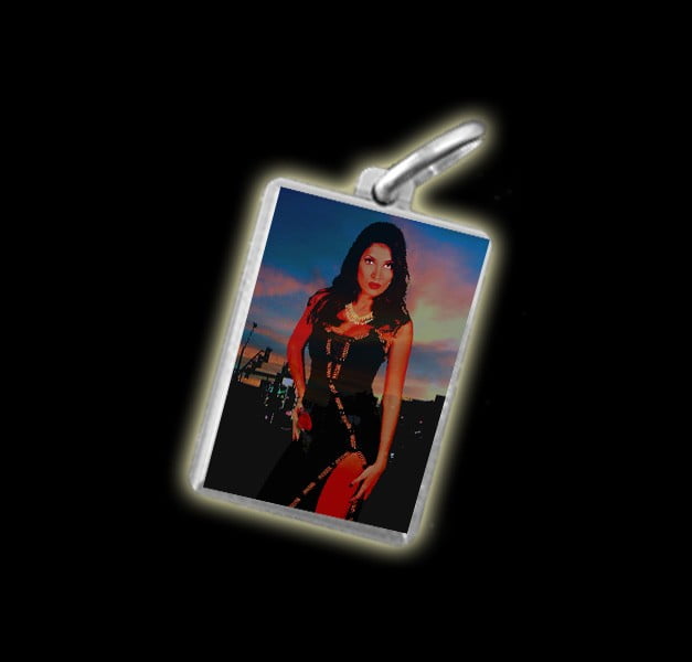 Medaglia - Immagine a colori DAMA DA NOITE -  argento 925 Medaglia - Immagine a colori DAMA DA NOITE -  argento 925