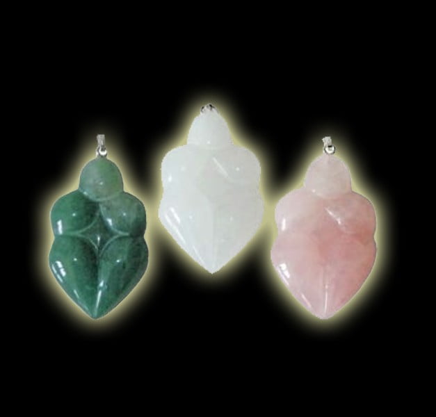 MOTHER GODDESS PENDANT ROSE QUARTZ (VENUS OF WILLERDORF) MOTHER GODDESS PENDANT ROSE QUARTZ (VENUS OF WILLERDORF)
