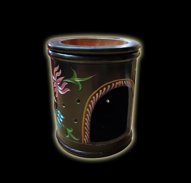 Diffusore per essenze in pietra nera - made in India Diffusore per essenze in pietra nera - made in India