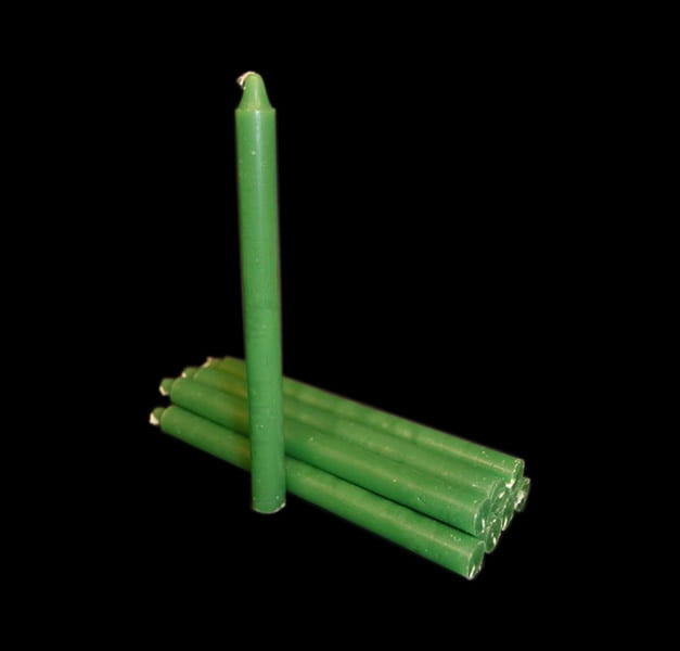 CANDELA VERDE - CONFEZIONE 8 PZ CM 19 CANDELA VERDE - CONFEZIONE 8 PZ CM 19