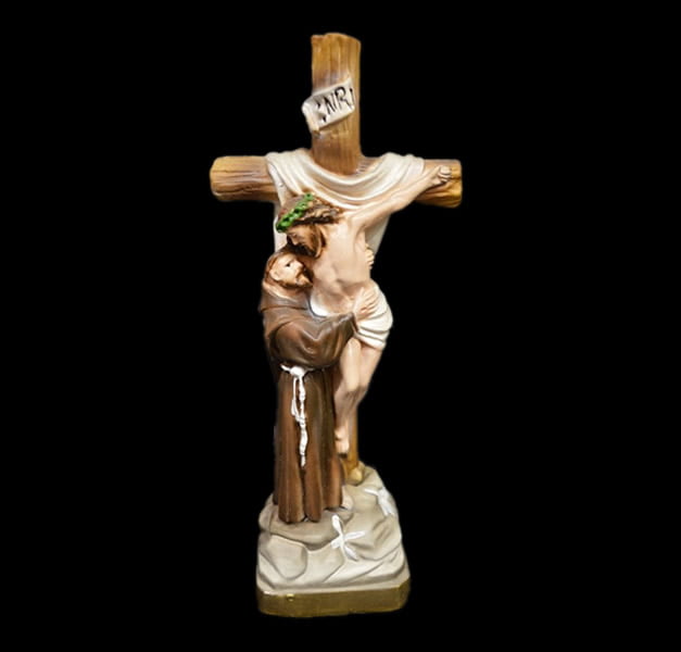 Statua di San Francesco di Assisi cm 22 Statua di San Francesco di Assisi cm 22