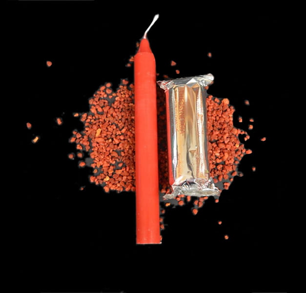 KIT CANDELA DI MARTE - COLOR ROSSO - CM 19 X 2,2 COLORE PIENO KIT CANDELA DI MARTE - COLOR ROSSO - CM 19 X 2,2 COLORE PIENO