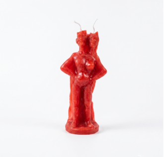 EXÚ DOS CABEÇAS 20 CM Red colour