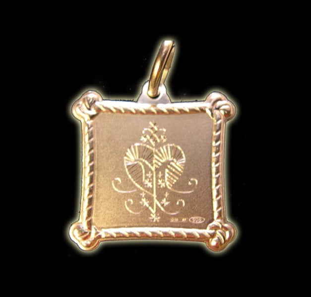 Vevè Erzulie medal - Silver 925 Vevè Erzulie medal - Silver 925