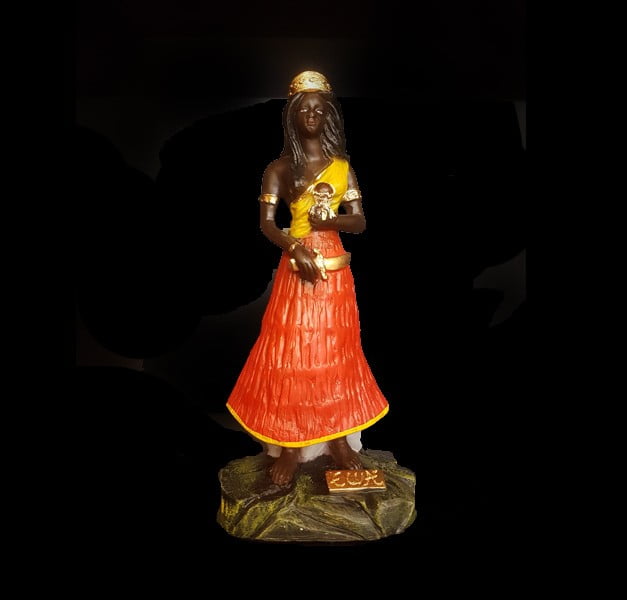 Plaster Statue Ewa Candomblè cm 22 Plaster Statue Ewa Candomblè cm 22