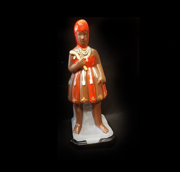 Plaster Statue Exù  Candomblè cm 22 Plaster Statue Exù  Candomblè cm 22
