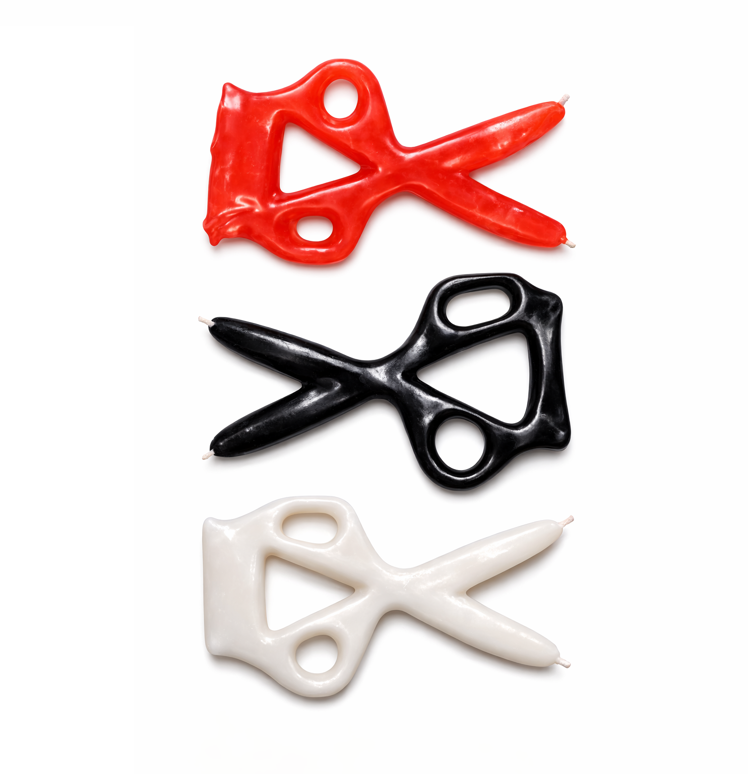 SCISSORS CANDLE - BLACK CM 14