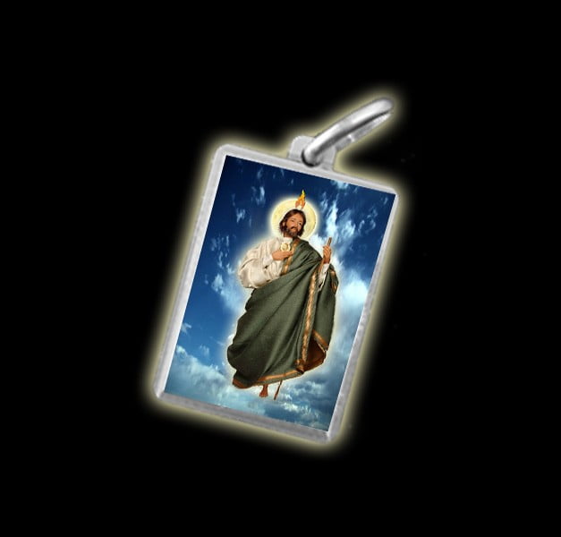 Medaglia - Immagine a colori SAN GIUDA TADDEO - argento 925