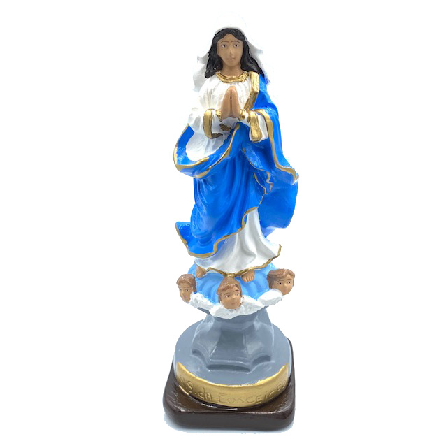 Plaster statue Immaculate Conception cm 21 Plaster statue Immaculate Conception cm 21