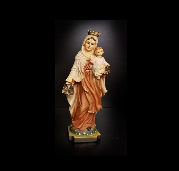 Plaster statue Virgin of Carmen CM 13 RESIN Plaster statue Virgin of Carmen CM 13 RESIN