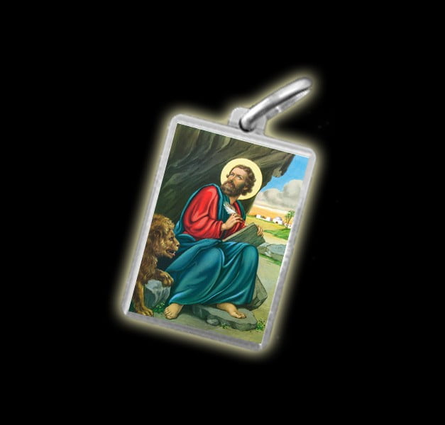 Medaglia - Immagine a colori SAN MARCO DEL LEONE - argento 925 Medaglia - Immagine a colori SAN MARCO DEL LEONE - argento 925