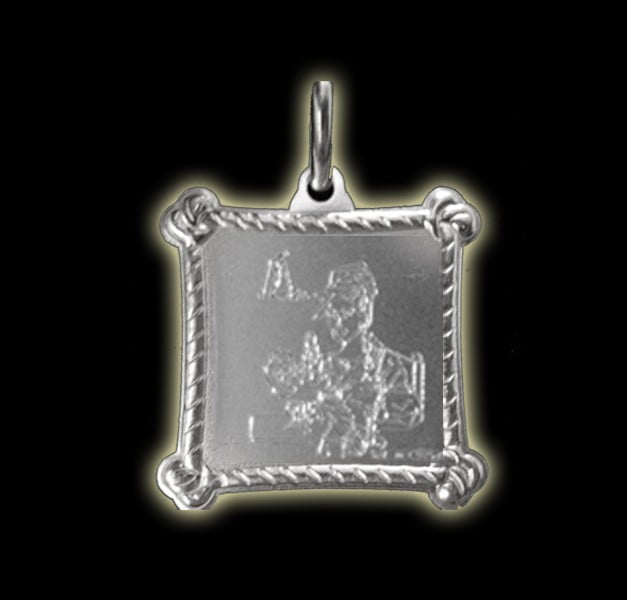 Medaglia Vevè Marie Laveau - Argento 925 Medaglia Vevè Marie Laveau - Argento 925