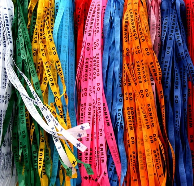 FITA -  SENHOR DO BONFIM DA BAHIA RIBBON - BLUE FITA -  SENHOR DO BONFIM DA BAHIA RIBBON - BLUE